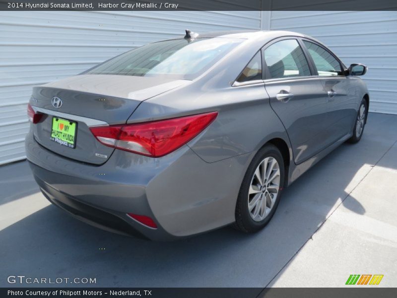 Harbor Gray Metallic / Gray 2014 Hyundai Sonata Limited