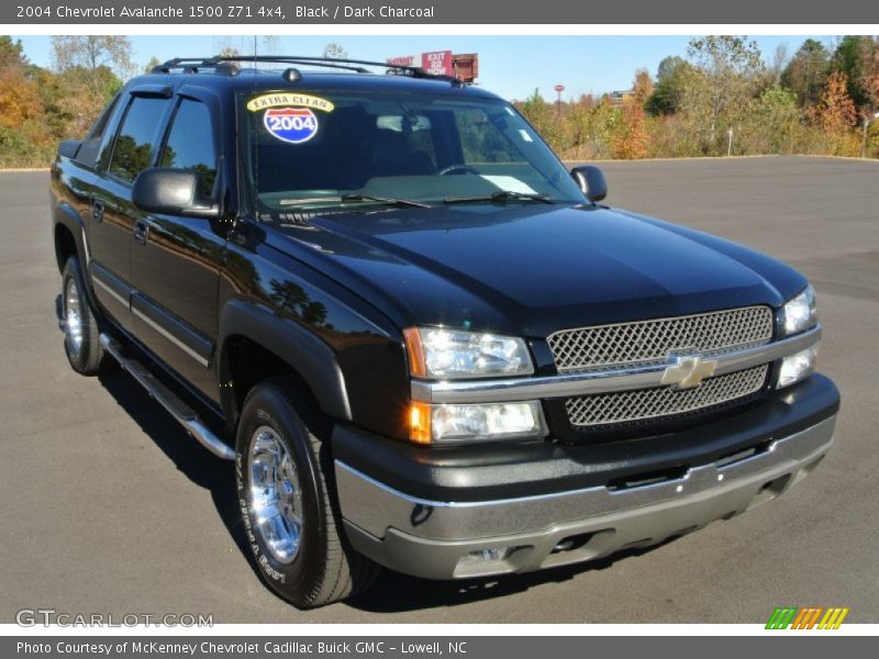 Black / Dark Charcoal 2004 Chevrolet Avalanche 1500 Z71 4x4