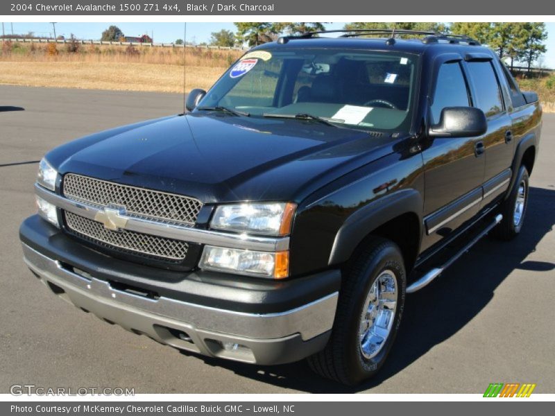 Black / Dark Charcoal 2004 Chevrolet Avalanche 1500 Z71 4x4