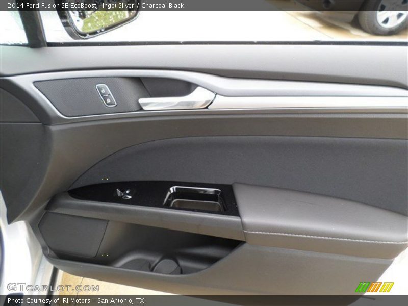 Ingot Silver / Charcoal Black 2014 Ford Fusion SE EcoBoost