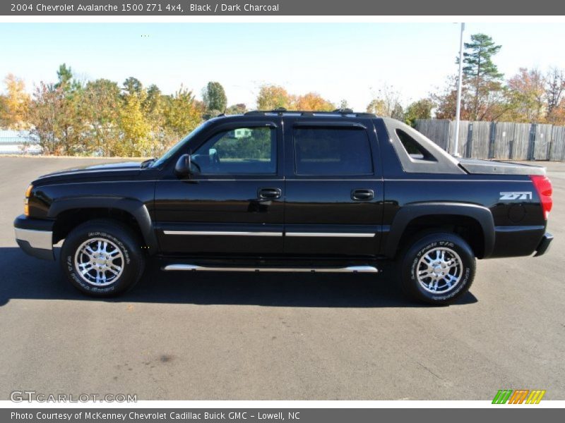 Black / Dark Charcoal 2004 Chevrolet Avalanche 1500 Z71 4x4