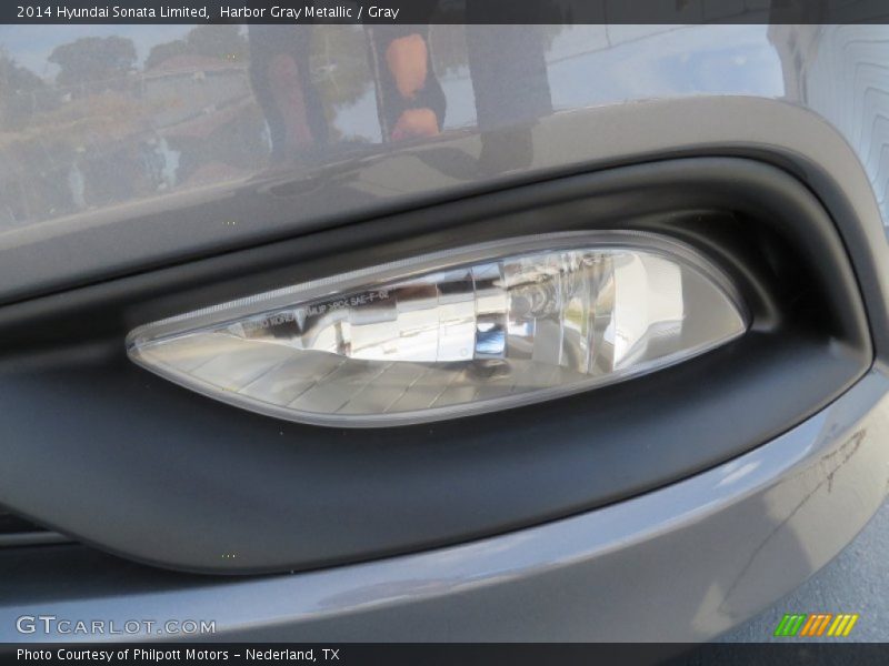 Harbor Gray Metallic / Gray 2014 Hyundai Sonata Limited