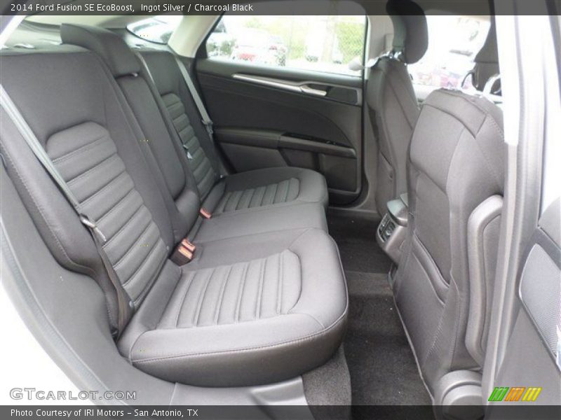 Ingot Silver / Charcoal Black 2014 Ford Fusion SE EcoBoost