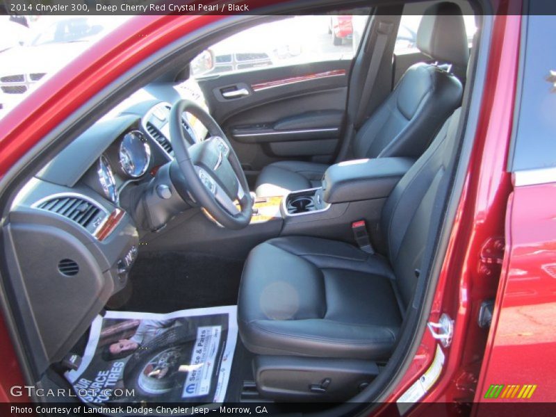 Deep Cherry Red Crystal Pearl / Black 2014 Chrysler 300
