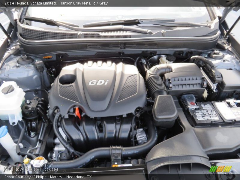 Harbor Gray Metallic / Gray 2014 Hyundai Sonata Limited