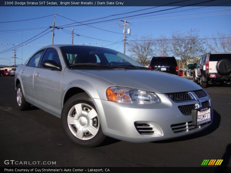 Bright Silver Metallic / Dark Slate Grey 2006 Dodge Stratus SXT Sedan