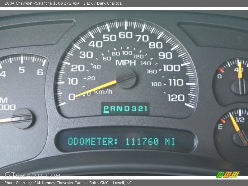Black / Dark Charcoal 2004 Chevrolet Avalanche 1500 Z71 4x4