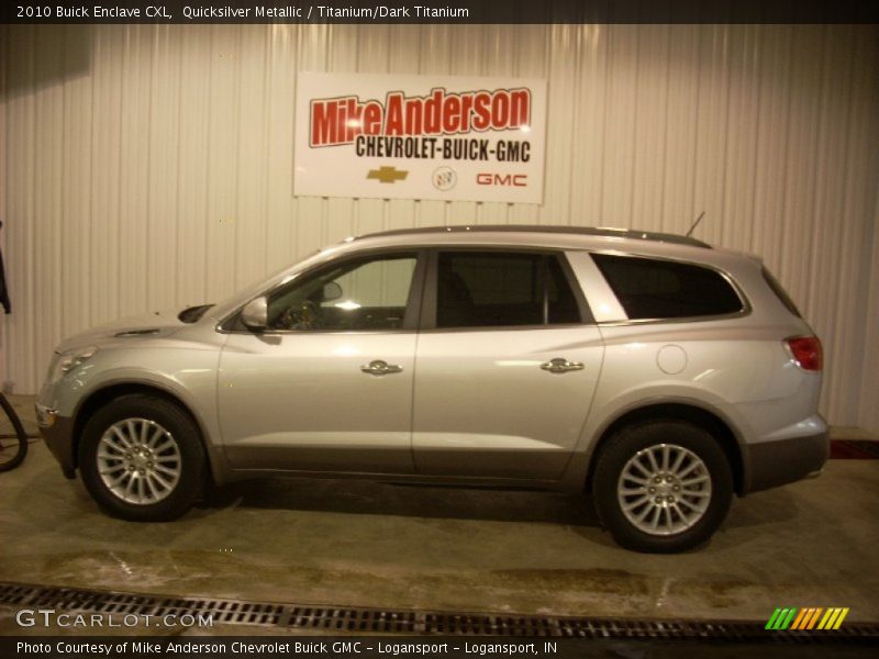 Quicksilver Metallic / Titanium/Dark Titanium 2010 Buick Enclave CXL