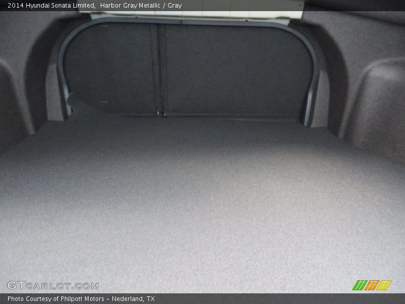 Harbor Gray Metallic / Gray 2014 Hyundai Sonata Limited