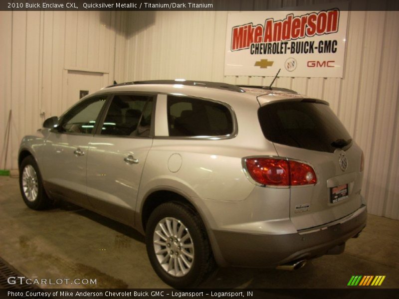 Quicksilver Metallic / Titanium/Dark Titanium 2010 Buick Enclave CXL