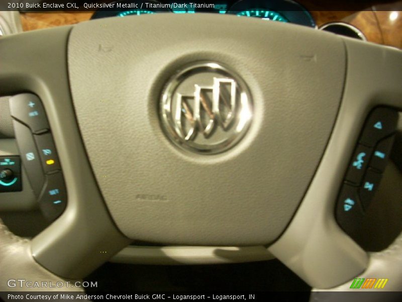 Quicksilver Metallic / Titanium/Dark Titanium 2010 Buick Enclave CXL