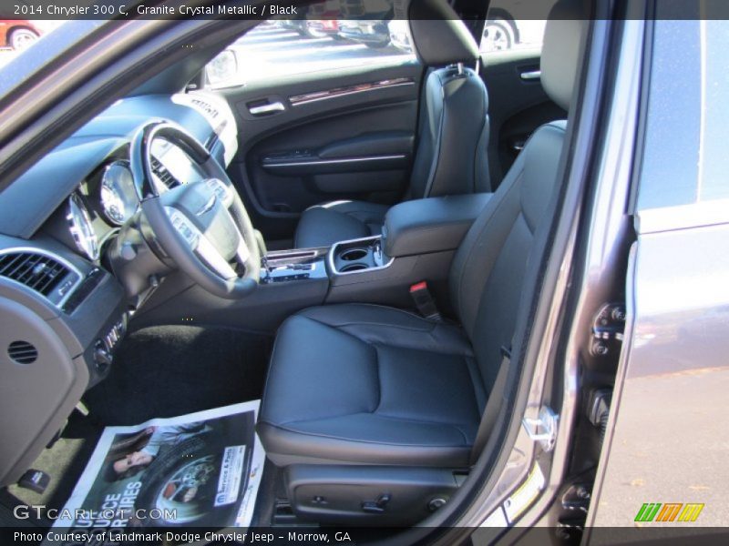 Granite Crystal Metallic / Black 2014 Chrysler 300 C