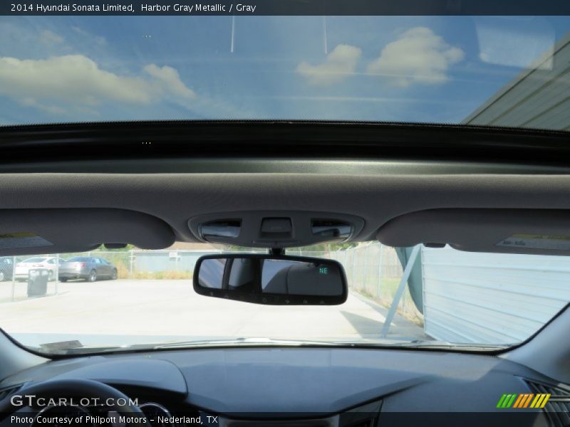 Harbor Gray Metallic / Gray 2014 Hyundai Sonata Limited