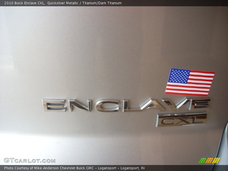 Quicksilver Metallic / Titanium/Dark Titanium 2010 Buick Enclave CXL