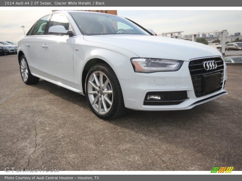 Glacier White Metallic / Black 2014 Audi A4 2.0T Sedan