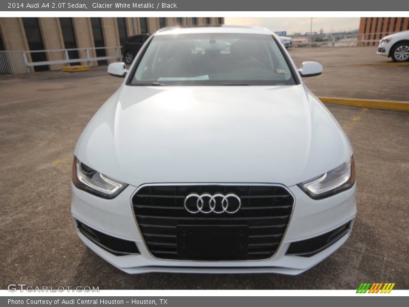 Glacier White Metallic / Black 2014 Audi A4 2.0T Sedan