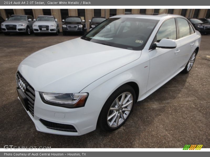 Glacier White Metallic / Black 2014 Audi A4 2.0T Sedan