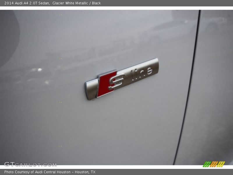 Glacier White Metallic / Black 2014 Audi A4 2.0T Sedan