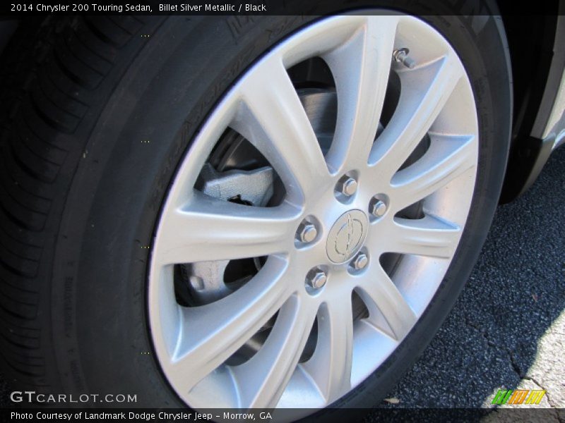 Billet Silver Metallic / Black 2014 Chrysler 200 Touring Sedan