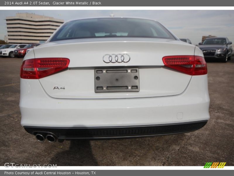 Glacier White Metallic / Black 2014 Audi A4 2.0T Sedan