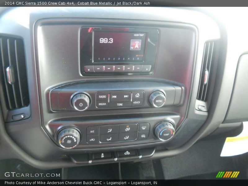 Cobalt Blue Metallic / Jet Black/Dark Ash 2014 GMC Sierra 1500 Crew Cab 4x4