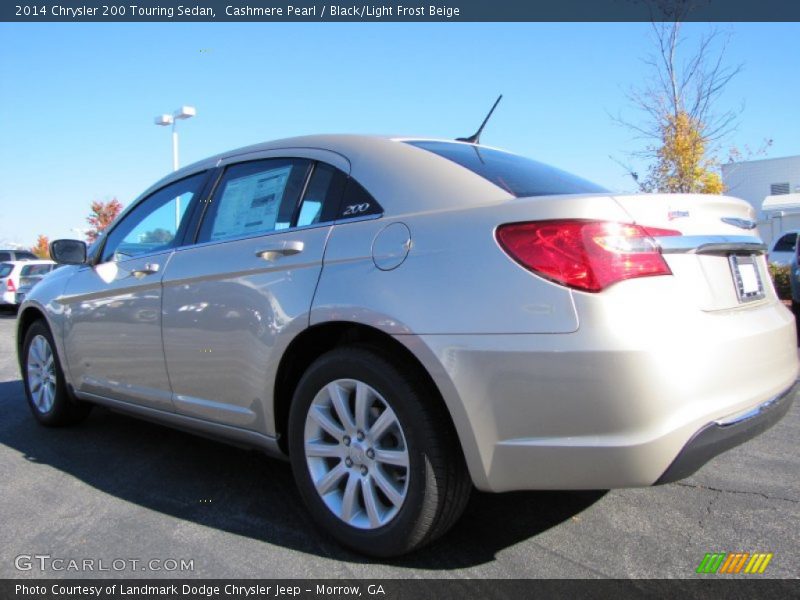 Cashmere Pearl / Black/Light Frost Beige 2014 Chrysler 200 Touring Sedan