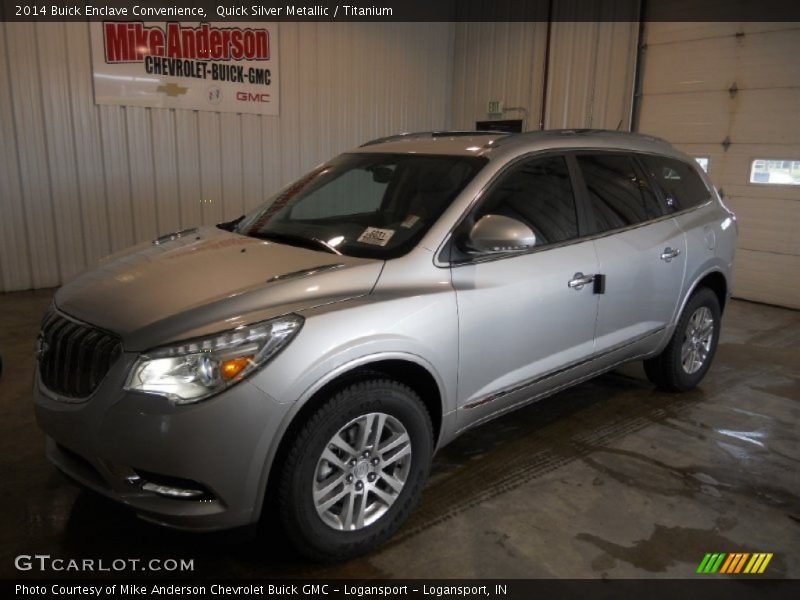 Quick Silver Metallic / Titanium 2014 Buick Enclave Convenience