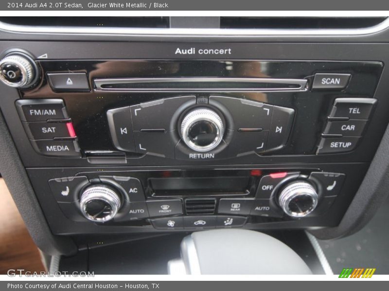 Glacier White Metallic / Black 2014 Audi A4 2.0T Sedan