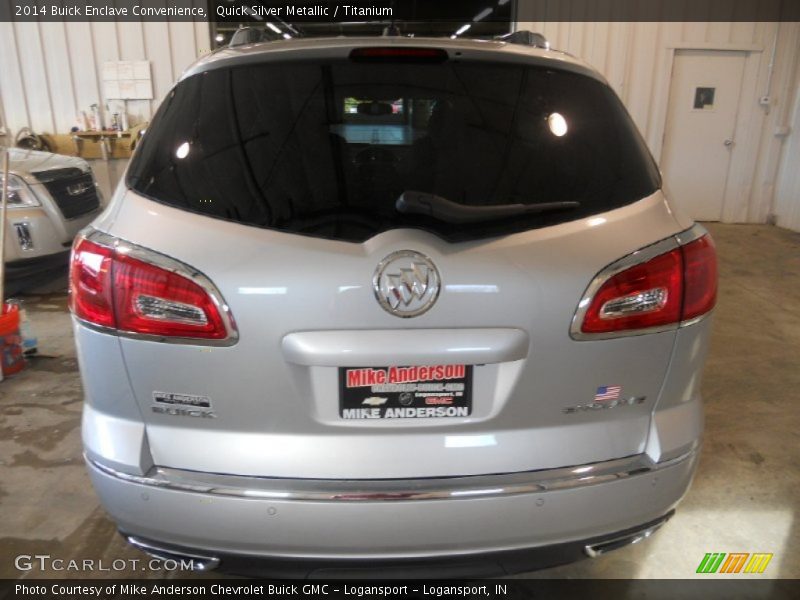 Quick Silver Metallic / Titanium 2014 Buick Enclave Convenience