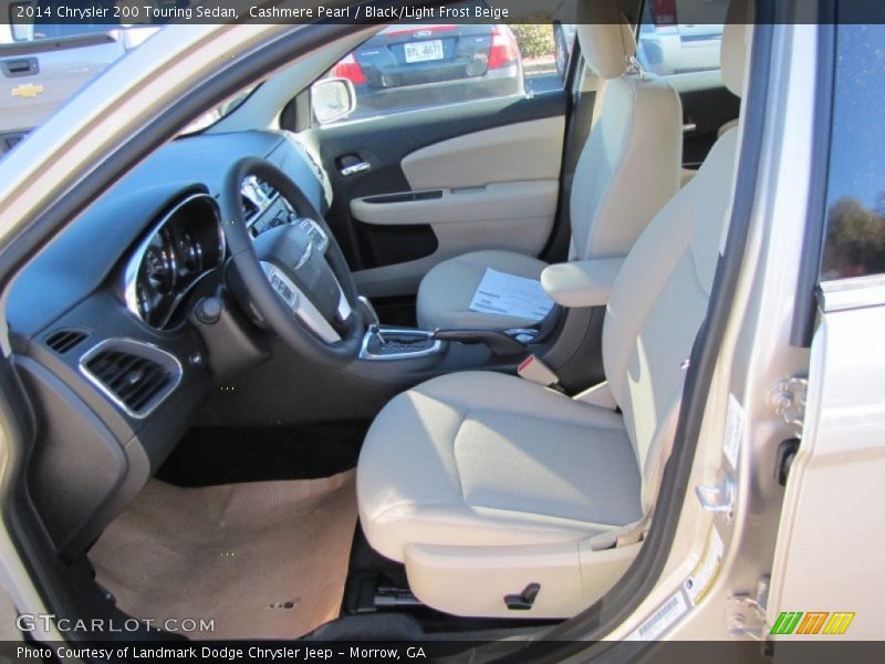 Cashmere Pearl / Black/Light Frost Beige 2014 Chrysler 200 Touring Sedan