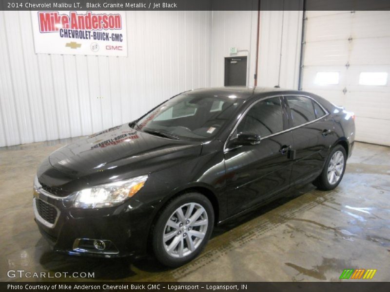 Black Granite Metallic / Jet Black 2014 Chevrolet Malibu LT
