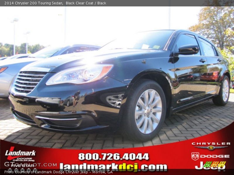Black Clear Coat / Black 2014 Chrysler 200 Touring Sedan