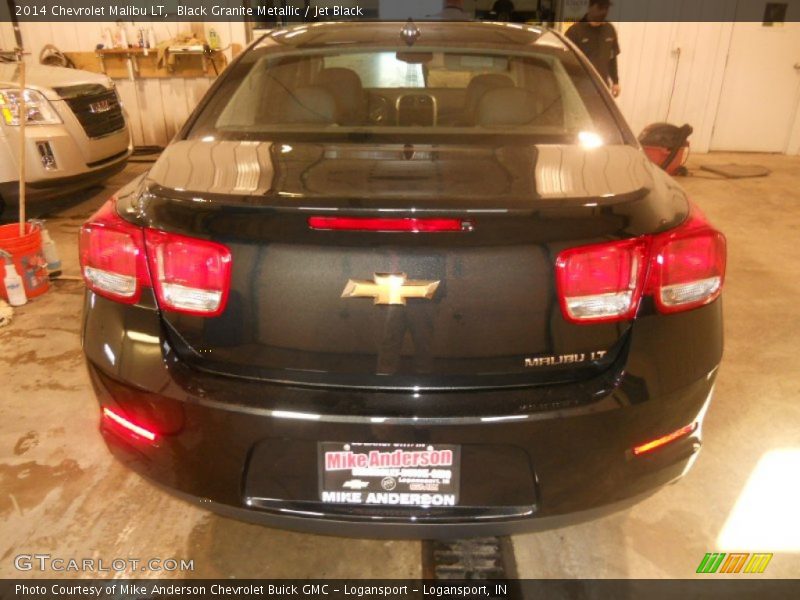 Black Granite Metallic / Jet Black 2014 Chevrolet Malibu LT