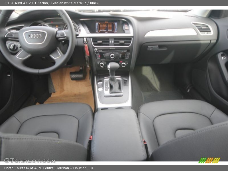 Glacier White Metallic / Black 2014 Audi A4 2.0T Sedan