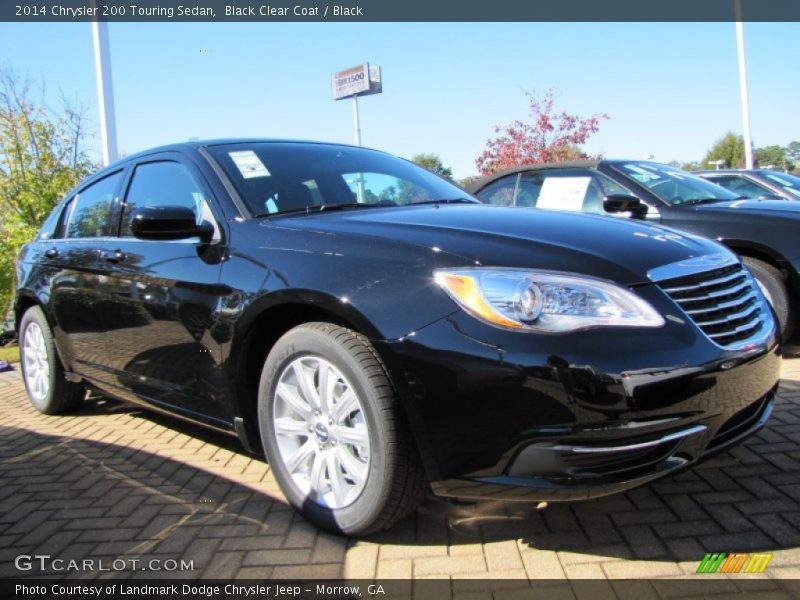Black Clear Coat / Black 2014 Chrysler 200 Touring Sedan