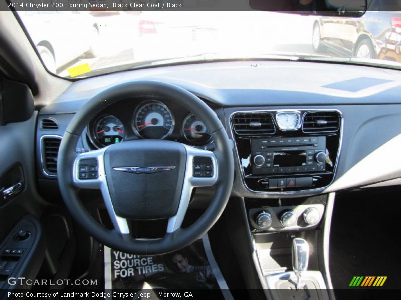 Black Clear Coat / Black 2014 Chrysler 200 Touring Sedan