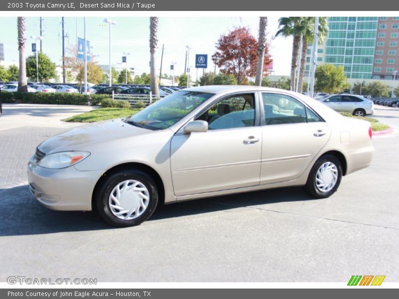Desert Sand Mica / Taupe 2003 Toyota Camry LE