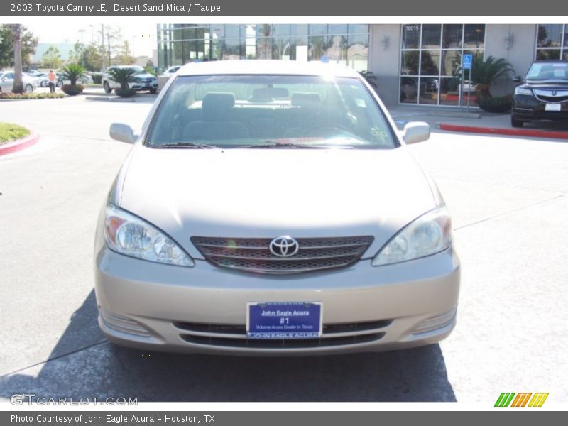 Desert Sand Mica / Taupe 2003 Toyota Camry LE