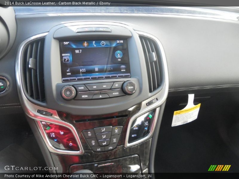 Carbon Black Metallic / Ebony 2014 Buick LaCrosse Leather