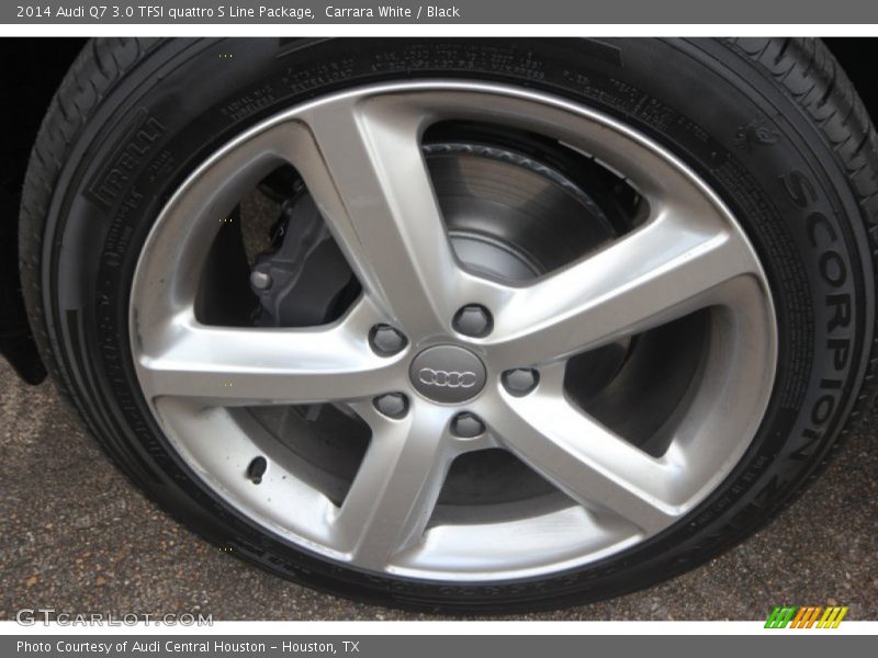 Carrara White / Black 2014 Audi Q7 3.0 TFSI quattro S Line Package