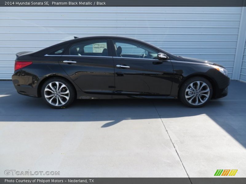 Phantom Black Metallic / Black 2014 Hyundai Sonata SE