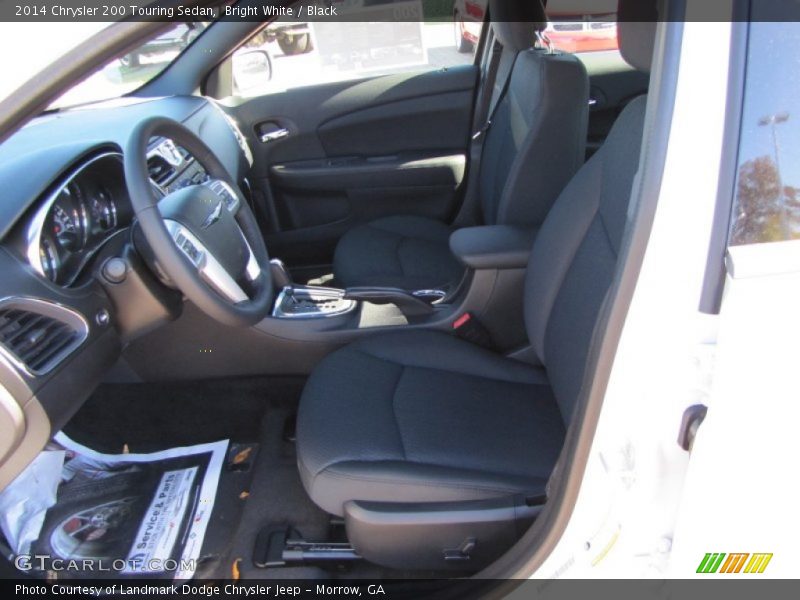 Bright White / Black 2014 Chrysler 200 Touring Sedan