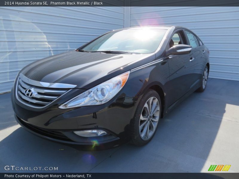 Phantom Black Metallic / Black 2014 Hyundai Sonata SE
