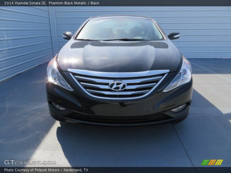 Phantom Black Metallic / Black 2014 Hyundai Sonata SE