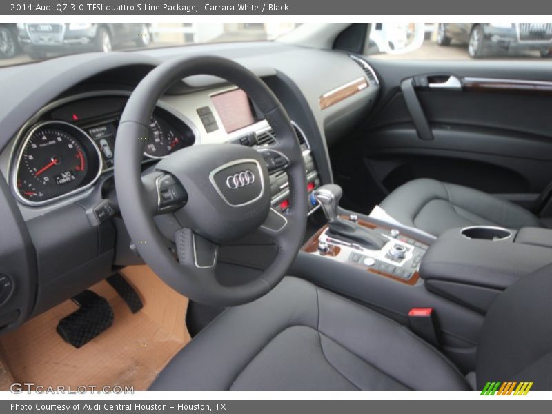Carrara White / Black 2014 Audi Q7 3.0 TFSI quattro S Line Package