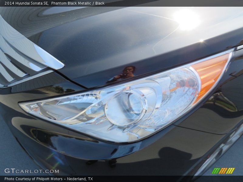Phantom Black Metallic / Black 2014 Hyundai Sonata SE
