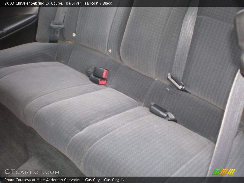 Ice Silver Pearlcoat / Black 2003 Chrysler Sebring LX Coupe