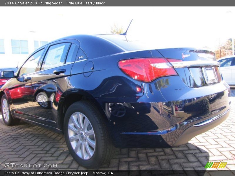 True Blue Pearl / Black 2014 Chrysler 200 Touring Sedan