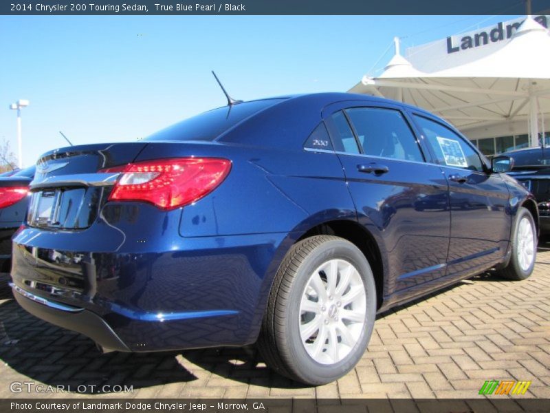 True Blue Pearl / Black 2014 Chrysler 200 Touring Sedan