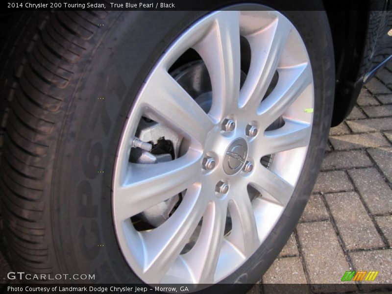 True Blue Pearl / Black 2014 Chrysler 200 Touring Sedan